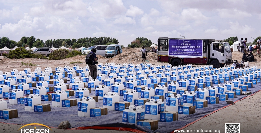 Distribution of health bags to the displaced in Aden